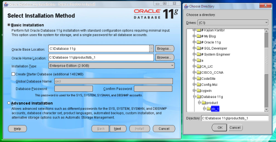 Tahap 1 Instalasi Oracle Database