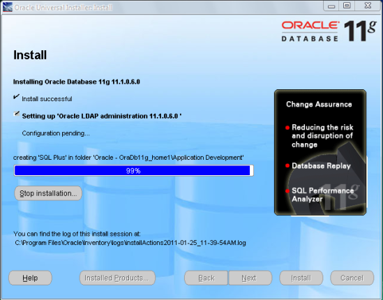 Tahap 5 Instalasi Oracle Database